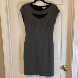 Banana republic gray sheath dress